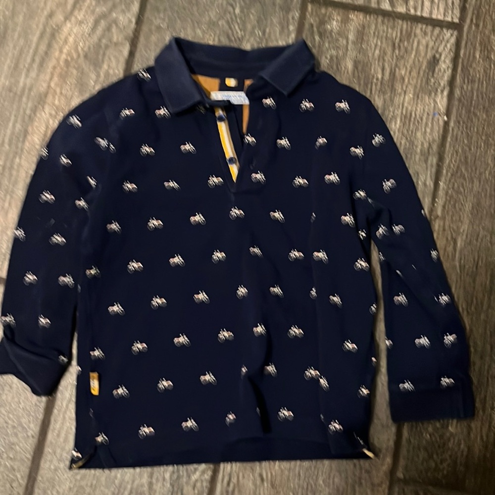 Mayoral Long Sleeve Polo